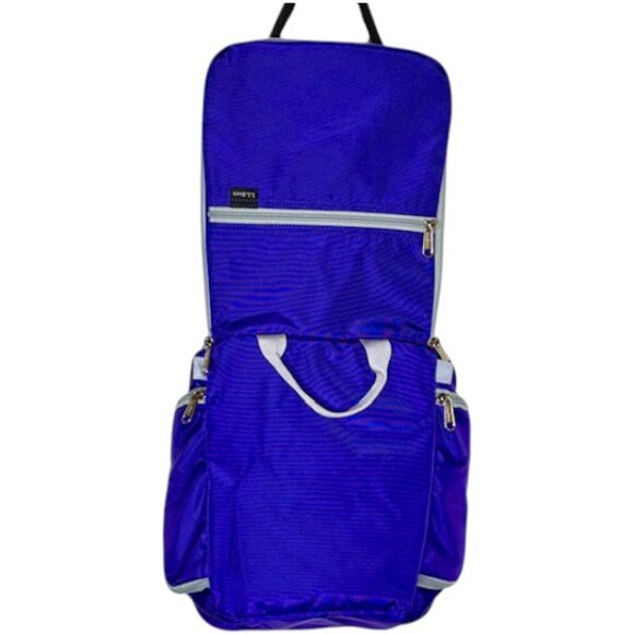 L.L. Bean Med Unisex Travel Toiletry Organizer Bag - Purple - 9¾"H x 11½"W x 3"D - Picture 9 of 10